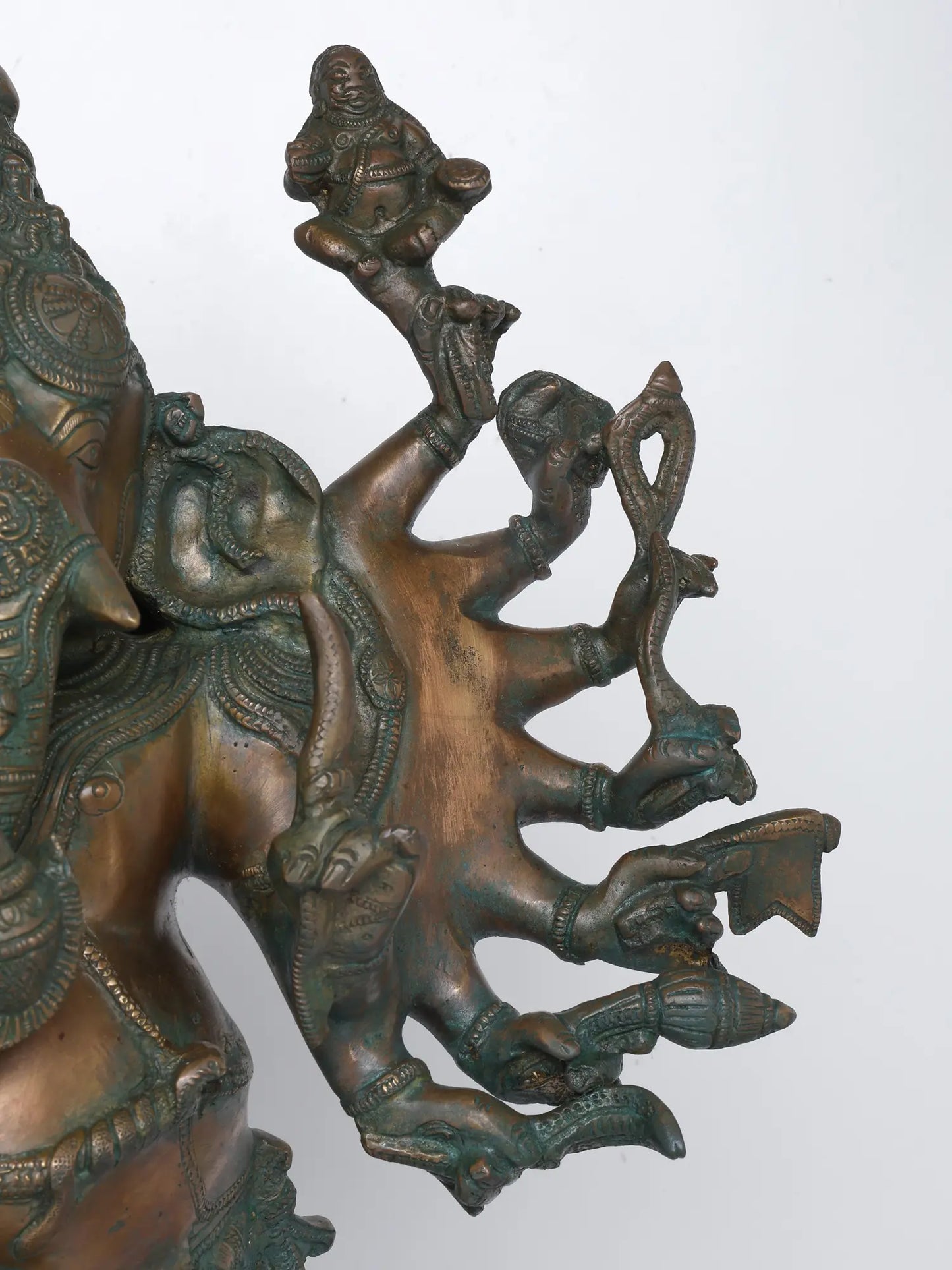 Brassaura™ Brass Ganesha Statue | Height 23 Inches & Weight 18.30 kgs