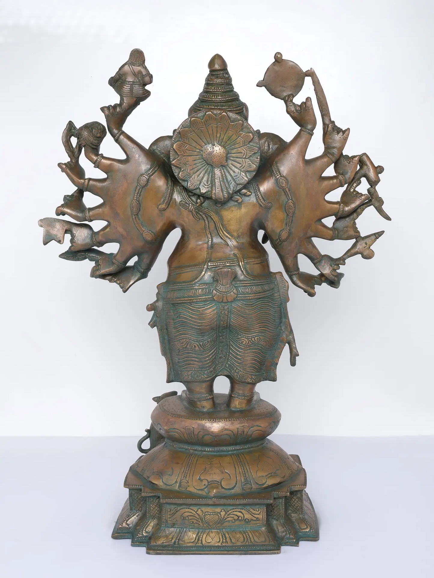 Brassaura™ Brass Ganesha Statue | Height 23 Inches & Weight 18.30 kgs