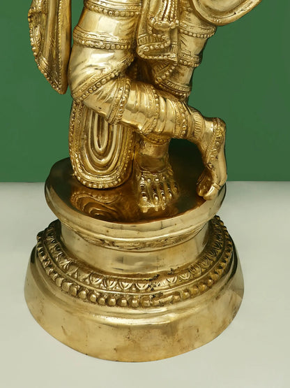 Brassaura® Brass Krishna Statue | Height 36 Inches & Weight 22.10 kg