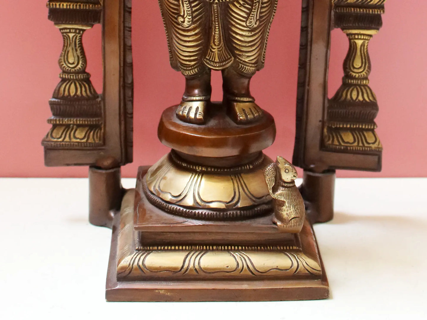 Brassaura™ Standing Lord Ganesha Under Ornate Arch | Height 14 Inches & Weight 5.40 kgs