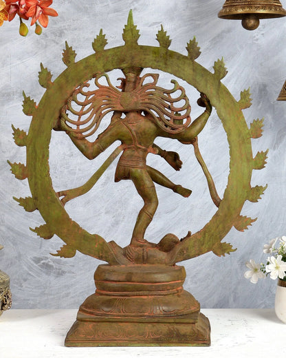 Brassaura® Brass Lord Shiva Nataraja Statue | Height 24 Inches