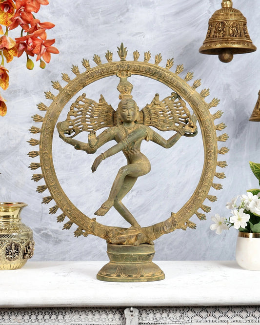Brassaura® Brass Traditional Deity Statue | Height 19 Inches
