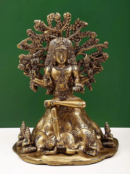 Brassaura™ Brass Shiva Statue | Height 12 Inches & Weight 5.90 kg