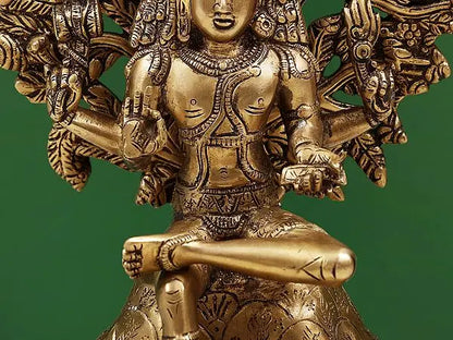 Brassaura™ Brass Shiva Statue | Height 12 Inches & Weight 5.90 kg