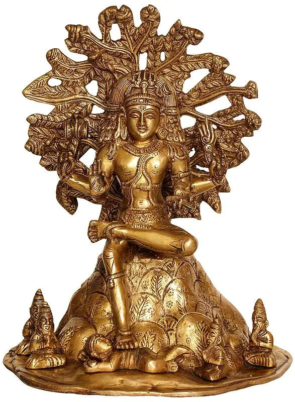 Brassaura™ Brass Shiva Statue | Height 12 Inches & Weight 5.90 kg