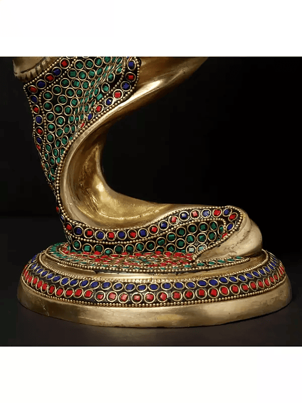 Brassaura™ Lord Krishna Brass Idol | Pure Brass | Height 52 cm & Weight 7.94 Kgs