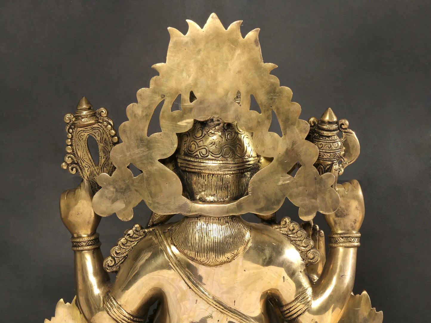 Brassaura™ Brass Ganesha Statue | Height 26 Inches & Weight 33 kgs