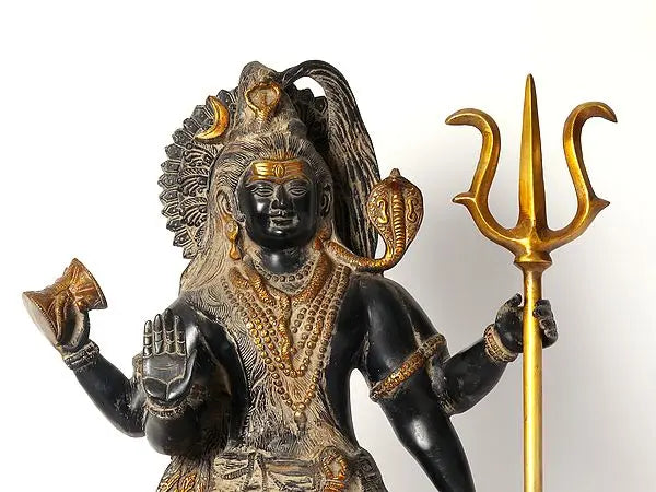 Brassaura® Brass Shiva Statue | Height 27 Inches & Weight 21.50 kg