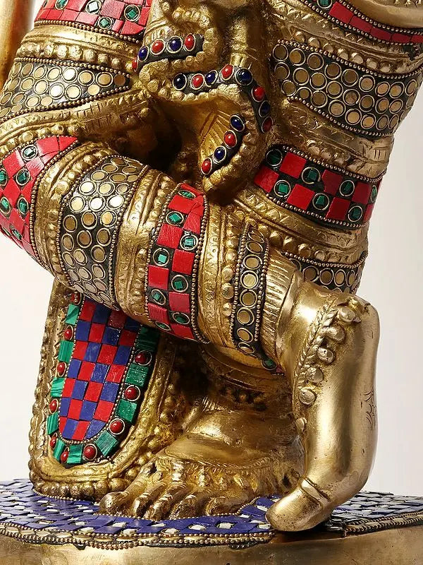 Brassaura® Brass Krishna Ji Statue | Height 36 Inches & Weight 24.40 kg