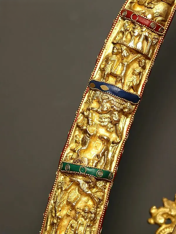 Brassaura® Brass Radha Krishna Statue | Height 45 Inches & Weight 76.50 kg