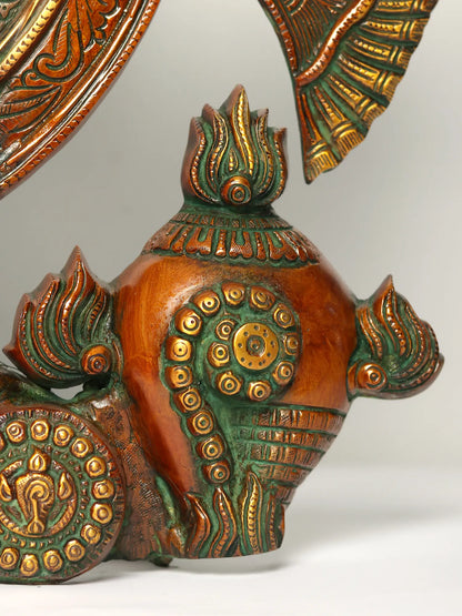 Brassaura® Brass Venkateswara Bust Statue | Height 22 Inches & Weight 12.90 kg