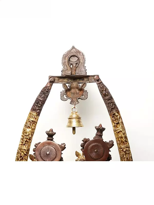 Brassaura® Brass Radha Krishna Statue | Height 36 Inches & Weight 37.60 kg