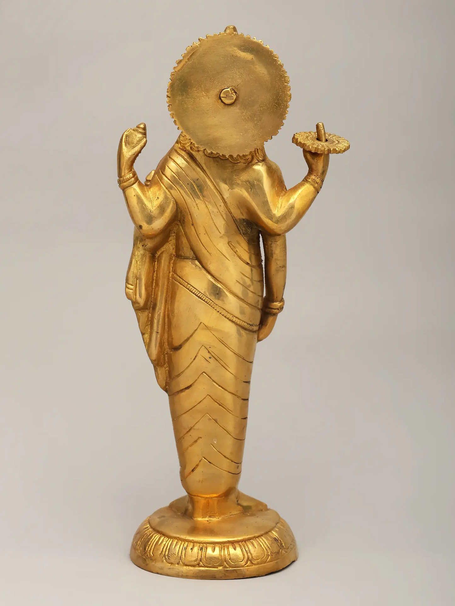 Brassaura® Lord Dhanvantri Statue | Brass Statue | Height 11.2 Inches & Weight 2.40 kgs