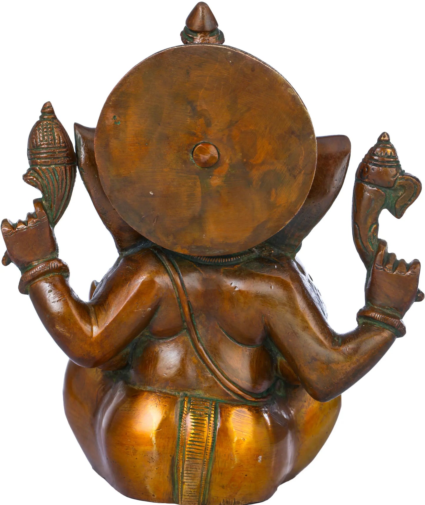 Brassaura™ Lord Ganesha Brass Statue | Height 8.5 Inches & Weight 2.80 kgs
