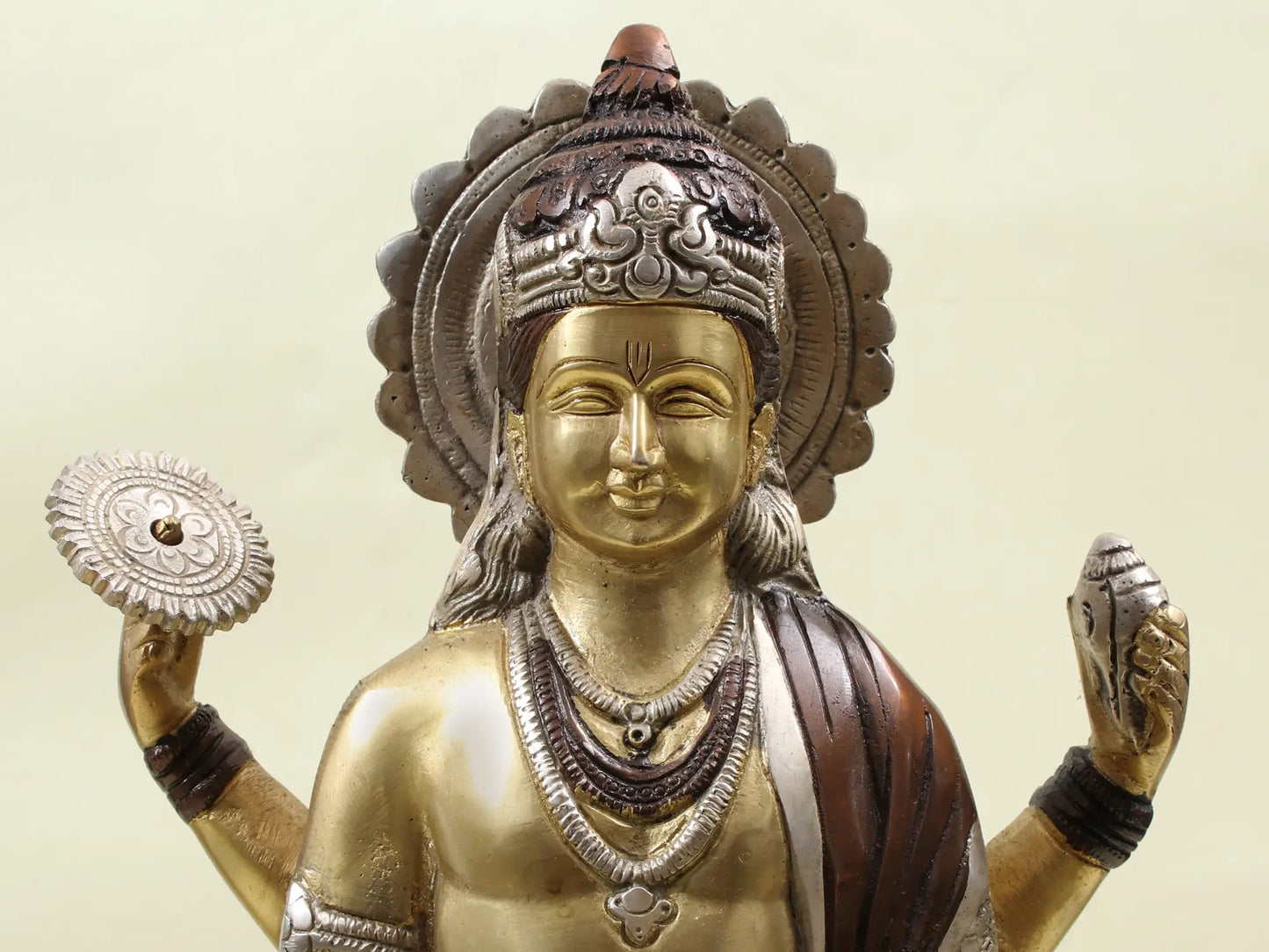 Brassaura® Brass Dhanvantari Statue | Height 19 Inches & Weight 6.84 kg