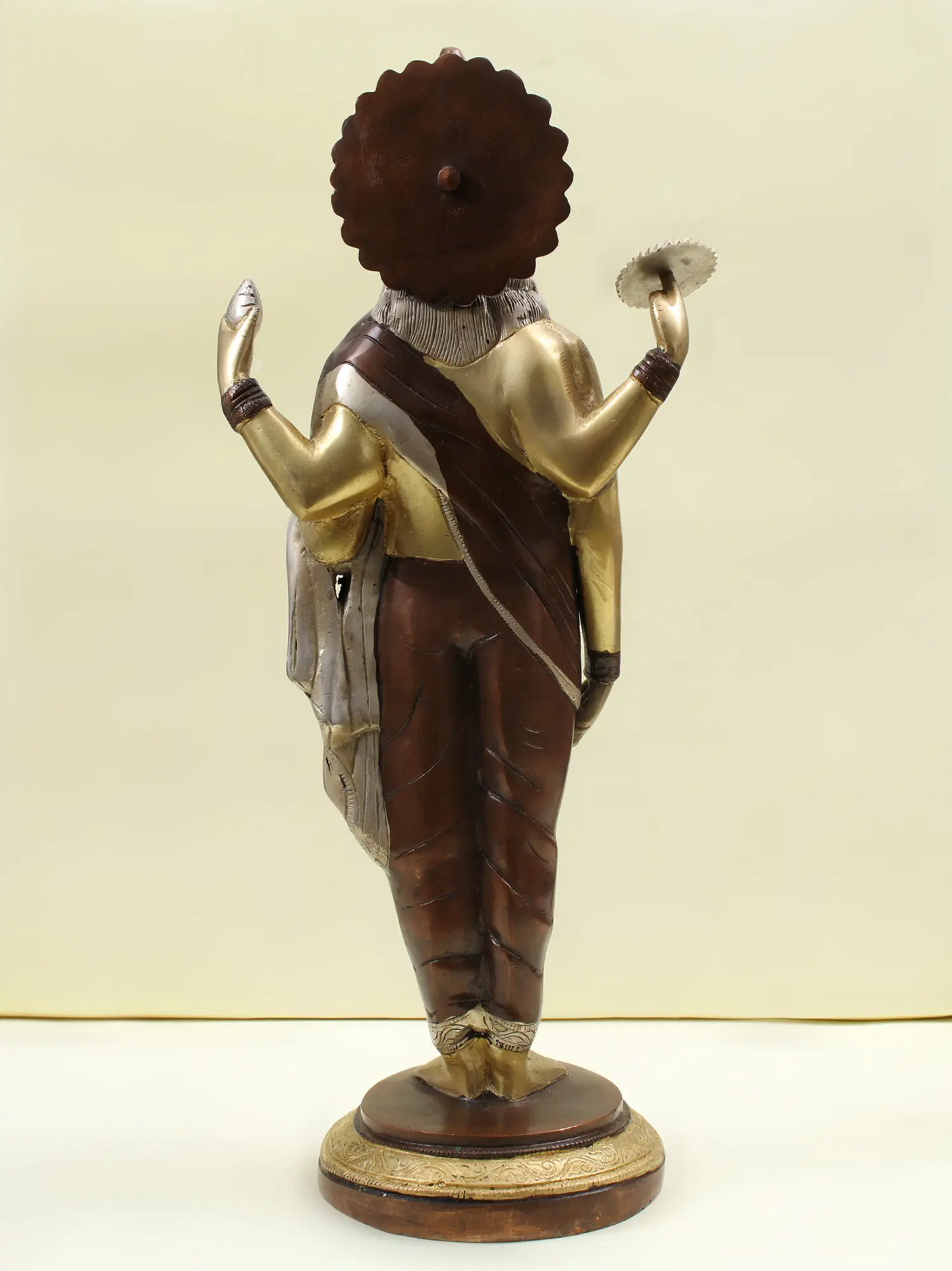 Brassaura® Brass Dhanvantari Statue | Height 19 Inches & Weight 6.84 kg