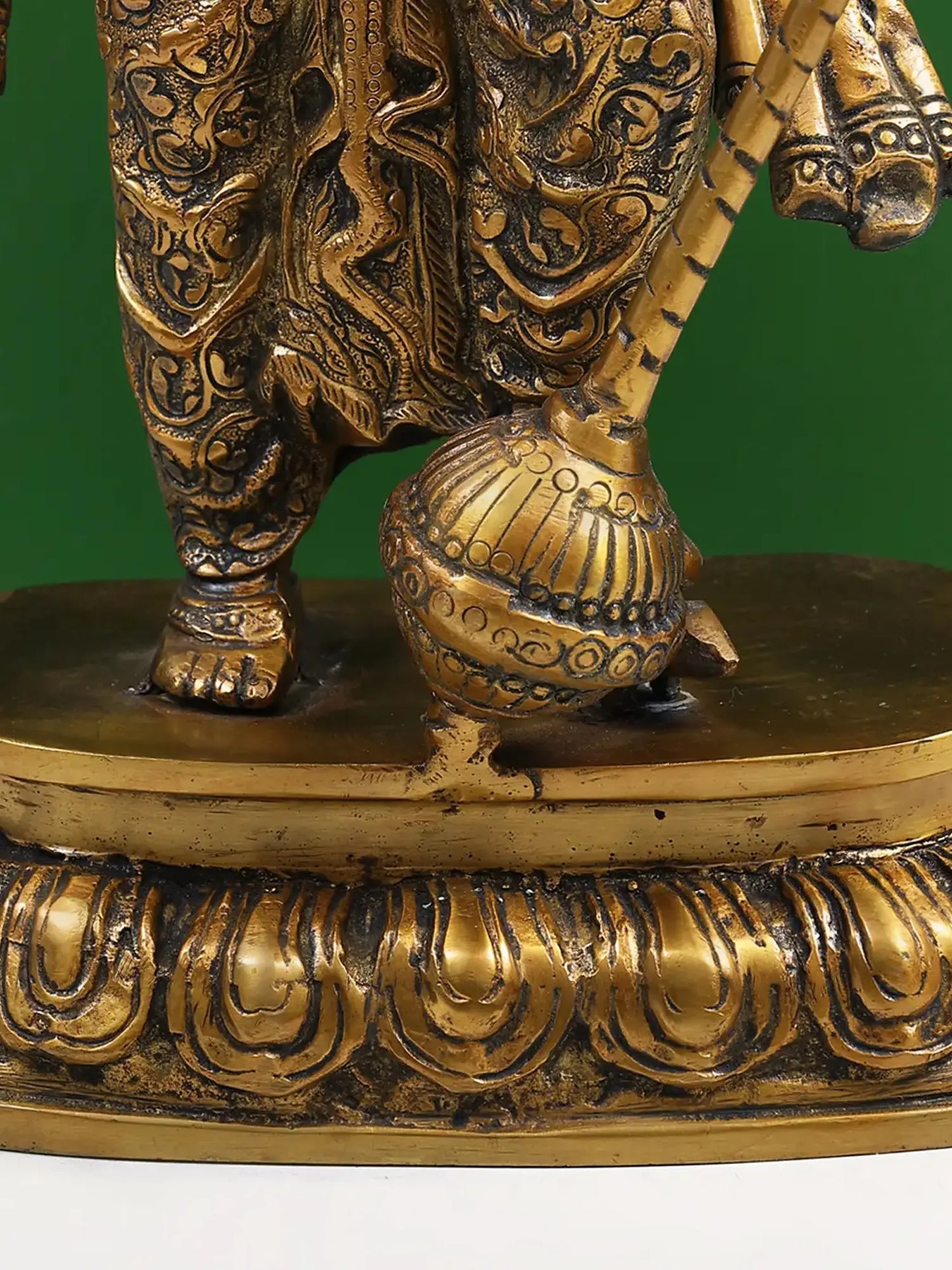 Brassaura™ Brass Ganesha Statue | Height 19 Inches & Weight 10.60 kgs