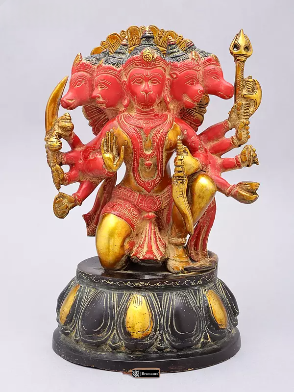 ब्रासोरा® वृंदावन वेणुगोपाल कृष्ण पीतल की प्रतिमा मोर के साथ | एंटीक नीला और सुनहरा रंग | ऊँचाई 20 इंच