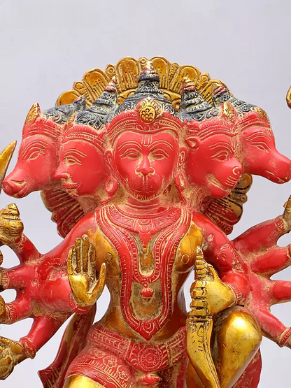 ब्रासोरा® वृंदावन वेणुगोपाल कृष्ण पीतल की प्रतिमा मोर के साथ | एंटीक नीला और सुनहरा रंग | ऊँचाई 20 इंच