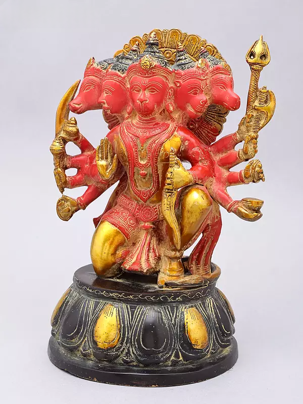 ब्रासोरा® वृंदावन वेणुगोपाल कृष्ण पीतल की प्रतिमा मोर के साथ | एंटीक नीला और सुनहरा रंग | ऊँचाई 20 इंच