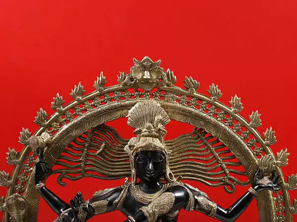Brassaura® Brass Nataraj Sculpture | Height 34.1 Inches & Weight 33 kg