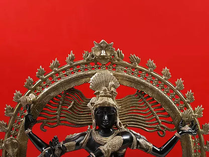 Brassaura® Brass Nataraj Sculpture | Height 34.1 Inches & Weight 33 kg