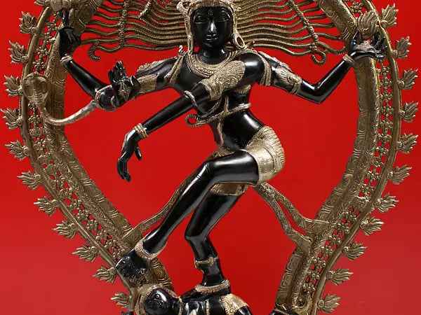 Brassaura® Brass Nataraj Sculpture | Height 34.1 Inches & Weight 33 kg