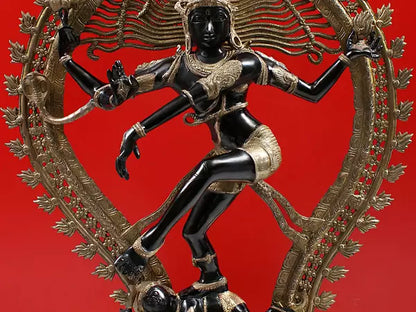Brassaura® Brass Nataraj Sculpture | Height 34.1 Inches & Weight 33 kg