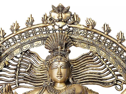 Brassaura® Brass Nataraj Sculpture | Height 34.1 Inches & Weight 33 kg