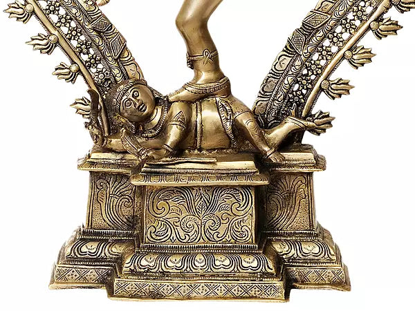 Brassaura® Brass Nataraj Sculpture | Height 34.1 Inches & Weight 33 kg