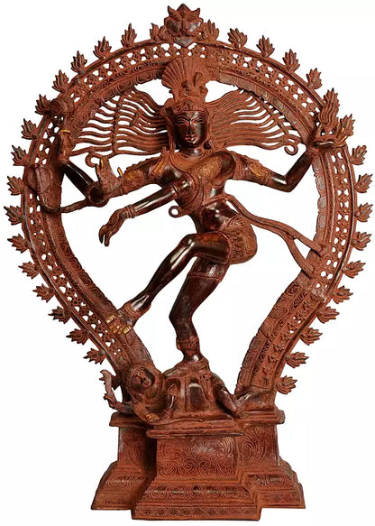 Brassaura® Brass Nataraj Sculpture | Height 34.1 Inches & Weight 33 kg