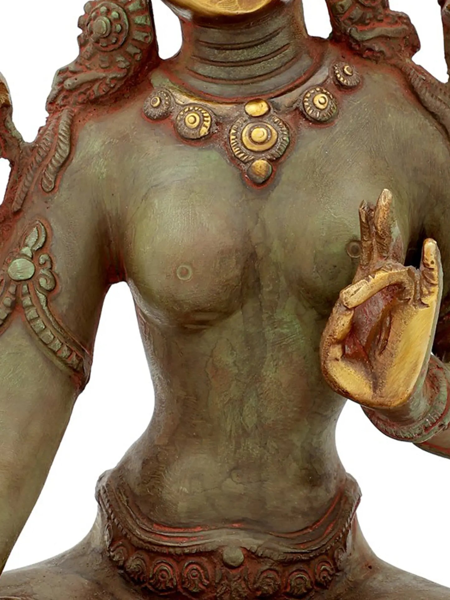 Brassaura® Brass Goddess Tara Statue | Height 9 Inches & Weight 2.70 kg