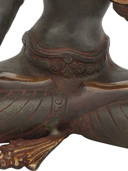 Brassaura® Brass Goddess Tara Statue | Height 9 Inches & Weight 2.70 kg