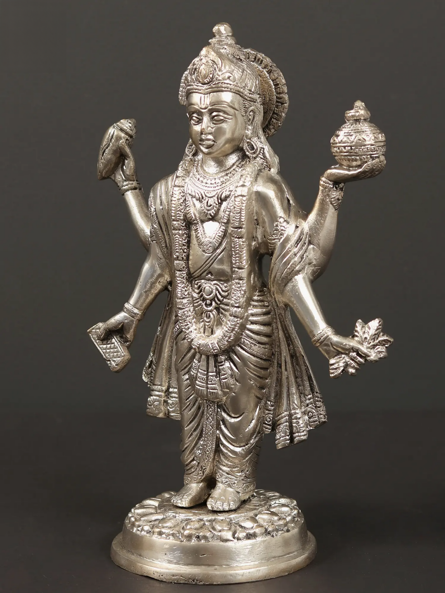 ब्रासुर® ब्रास धन्वंतरि प्रतिमा | ऊँचाई 10 इंच और वज़न 2.60 किग्रा
