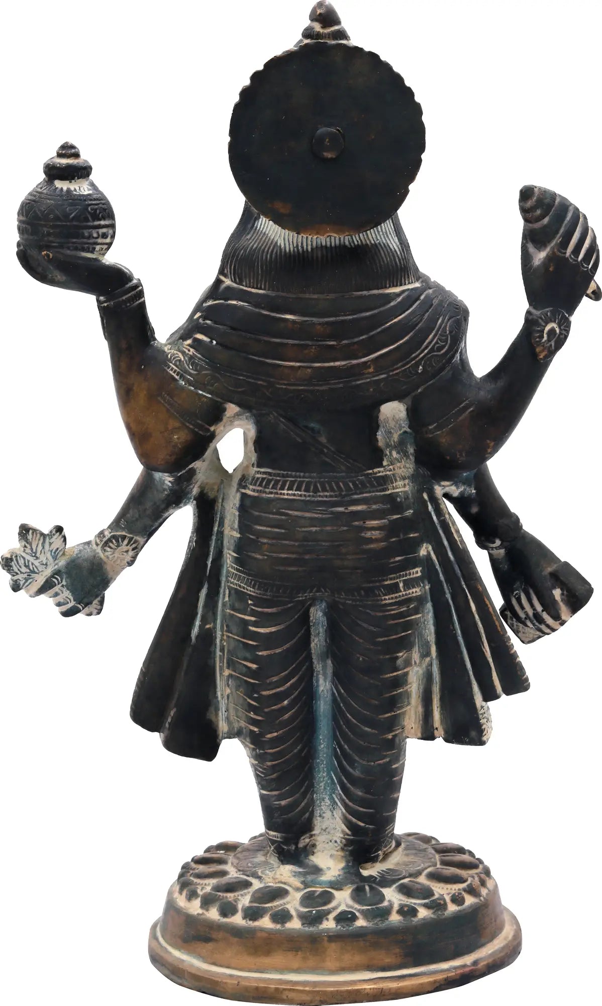 Brassaura® Brass Dhanvantri Statue | Height 10 Inches & Weight 2.60 kgs