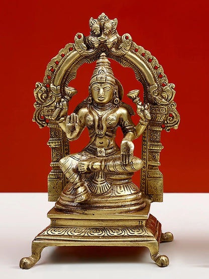 Brassaura™ Divine Lakshmi Ganesha Saraswati Set | Height 8 Inches & Weight 5.10 kgs