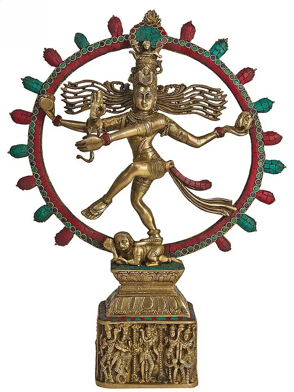 Brassaura® Brass Nataraj Statue | Height 22.5 Inches & Weight 9.97 kg