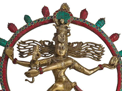 Brassaura® Brass Nataraj Statue | Height 22.5 Inches & Weight 9.97 kg