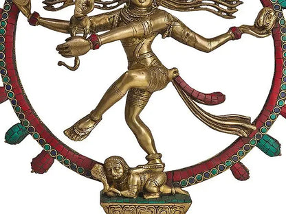 Brassaura® Brass Nataraj Statue | Height 22.5 Inches & Weight 9.97 kg
