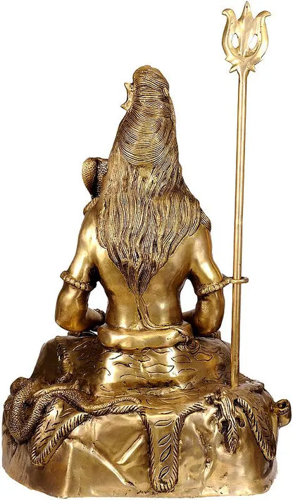 Brassaura® Brass Shiva Statue | Height 30.5 Inches & Weight 39.40 kg