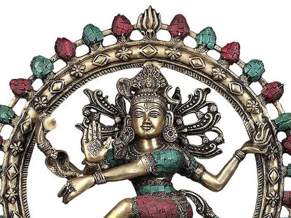 Brassaura® Brass Nataraj Statue | Height 22.5 Inches & Weight 10.71 kg