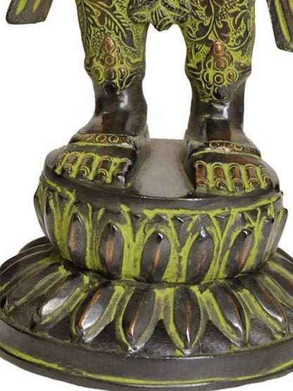 ब्रासाउरा® खड़ी तारा देवी | पीतल की मूर्ति | ऊंचाई 30.5 इंच और वज़न 8.23 किग्रा