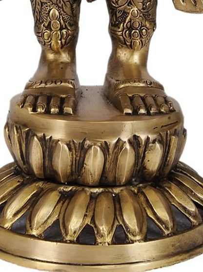 Brassaura® Standing Tara Devi | Brass Statue | Height 30.5 Inches & Weight 8.23 kgs
