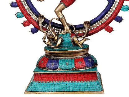 Brassaura® Brass Nataraj Statue | Height 41.5 Inches & Weight 42 kg