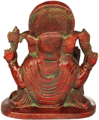 Brassaura™ Lord Ganesha Brass Statue | Height 6.5 Inches & Weight 2.50 kgs