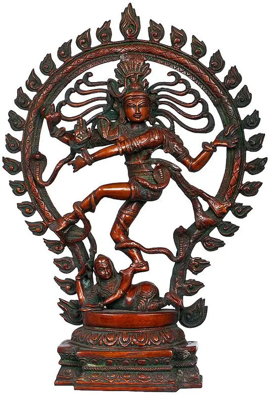 Brassaura® Brass Nataraj Statue | Height 21.5 Inches & Weight 8 kg