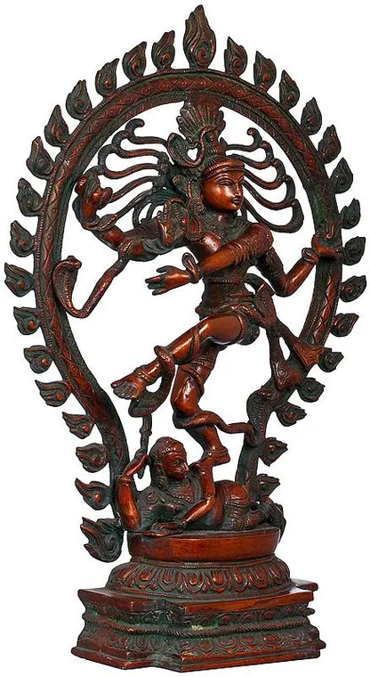 Brassaura® Brass Nataraj Statue | Height 21.5 Inches & Weight 8 kg