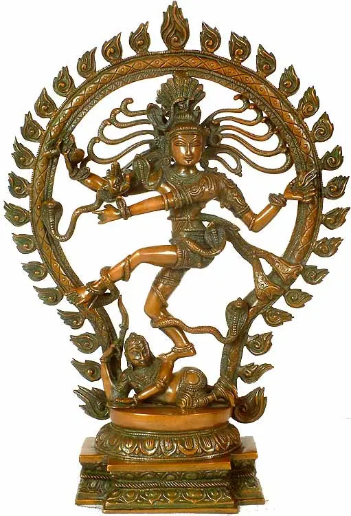 Brassaura® Brass Nataraj Statue | Height 21.5 Inches & Weight 8 kg