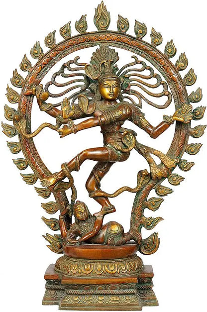 Brassaura® Brass Nataraj Statue | Height 21.5 Inches & Weight 8 kg