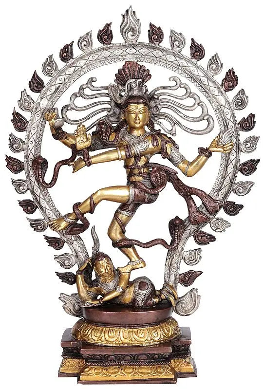 Brassaura® Brass Nataraj Statue | Height 21.5 Inches & Weight 8 kg